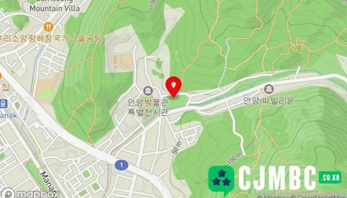 Anyangyesulgongweon 지도 - 안양시