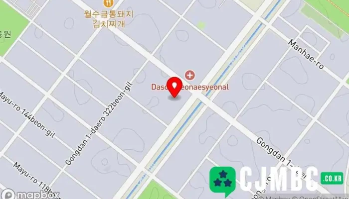 Canguindeoseuju 지도 - 안산시