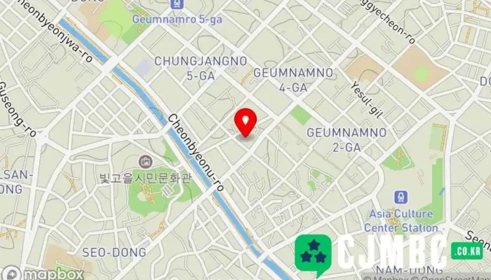 Cgv Gwangjucungjangro 지도 - 동구