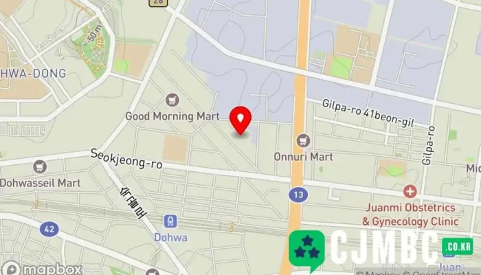Gihoilbo 지도 - 미추홀구
