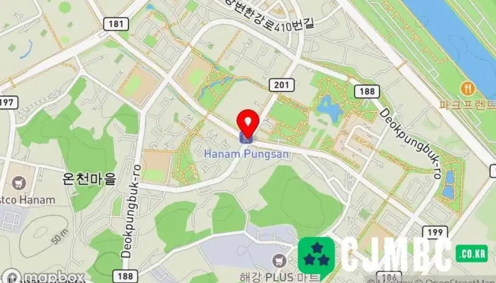 Hanamsi 지도 - 하남시