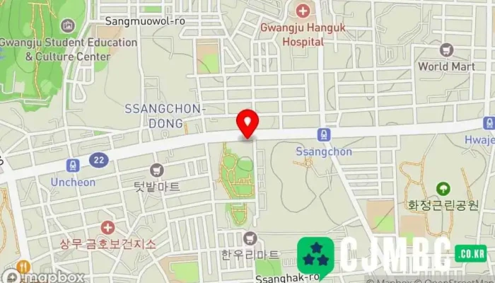 Hangugnongeocongongsa Gwangjujisa 지도 - 서구