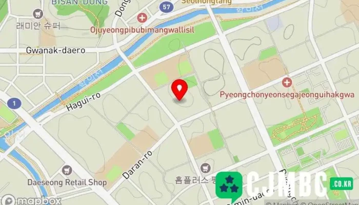 Jeiyusiseudem 지도 - 안양시