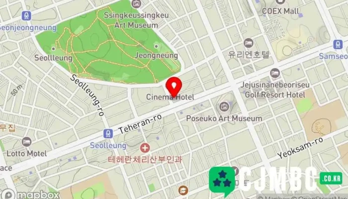 Koriapeuraencaijeukeonseolting 지도 - 강남구
