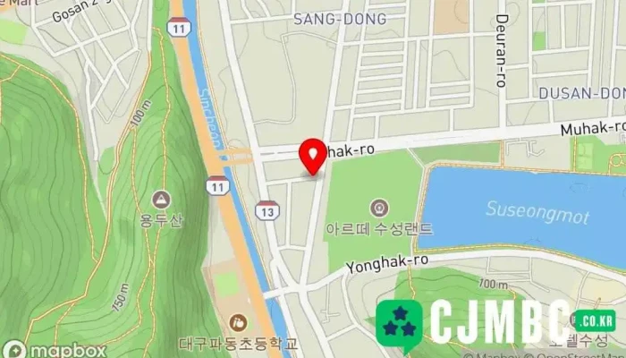 Namukeomyunikeisyeonjeu 지도 - 대구광역시