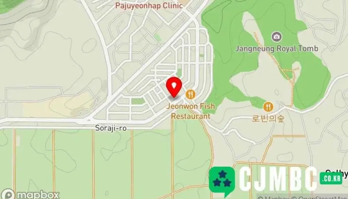 Pajukeonseolting 지도 - 파주시