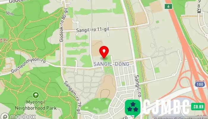 지도 상일동  에서 강동구
