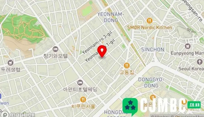 Ssienkeolcyeoseucn Cultures 지도 - 마포구