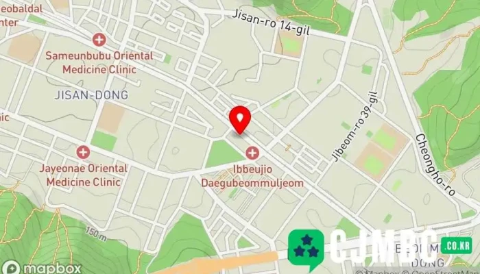 Suseongguaiponsuri Jisanbeommuljeom 지도 - 수성구