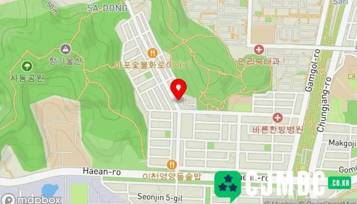 Tmmoteoseu 지도 - 안산시