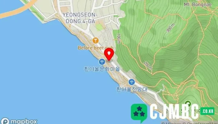 Yeonghwa Byeonhoin Cwalyeongji 지도 - 영도구