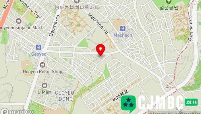 (주)한맥기술 - 거여동 33-3번지 송파구 서울특별시